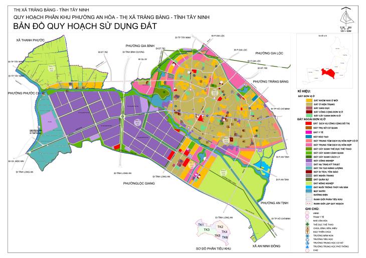 Lấy ý kiến đồ án quy hoạch phân khu các phường: Trảng Bàng, An Tịnh, An Hòa, Gia Bình, Gia Lộc, Lộc Hưng